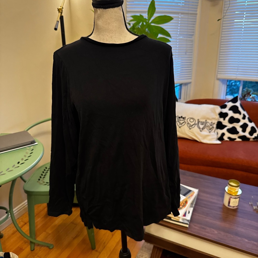Ralph Lauren Black Long Sleeve Top